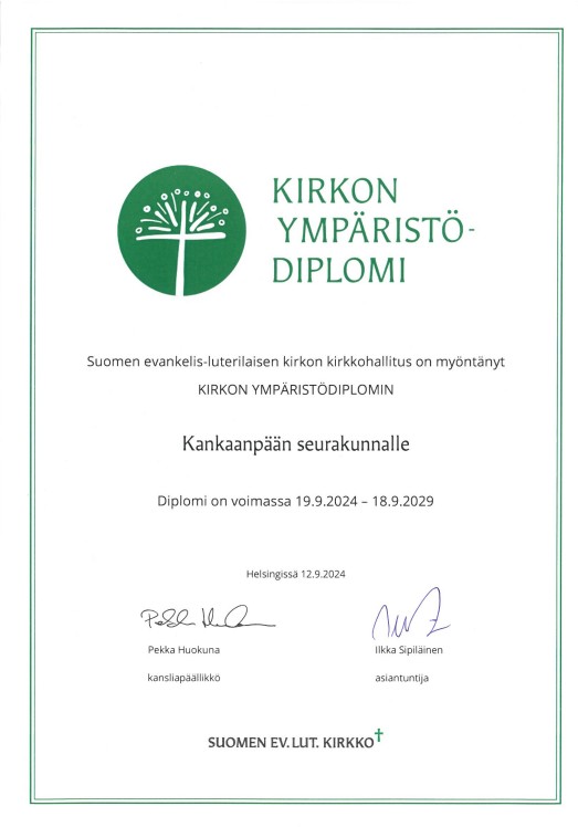 Ympäristödiplomin kuva