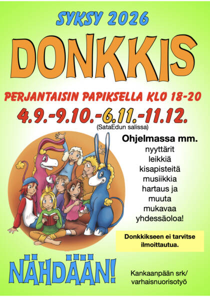Donkkis mainos syksy 2026
