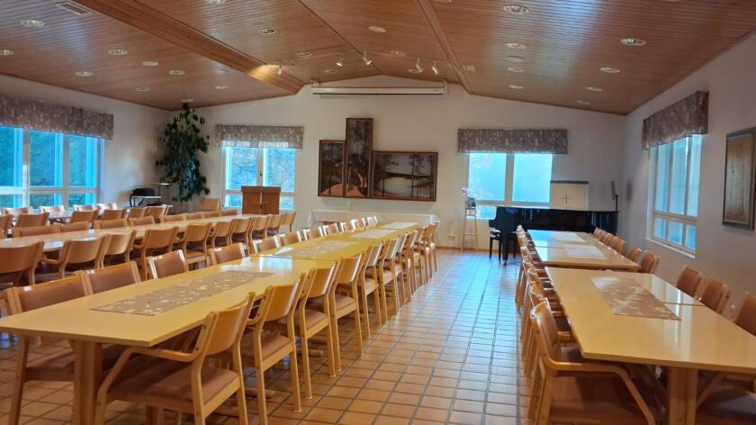 Jämijärven seurakuntakoti sali